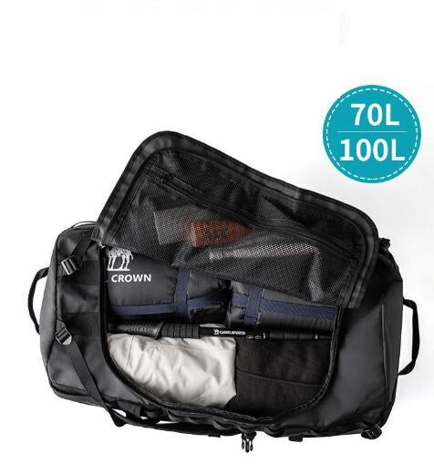 75L 100L large Capacity Men Travel bag Tote Carry On hand Luggage Bag Weekender Waterproof Travel luggage bag travel Duffel Bag