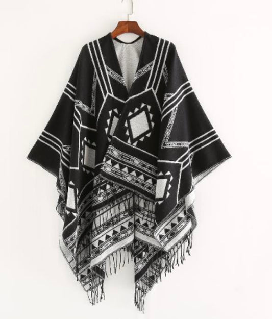 Fashionable autumn and winter warm and versatile high-end imitation cashmere scarf shawl