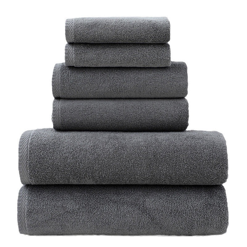 In stock wholesale cross-border towel bath towel cotton 6-piece set Amazon exclusively for adults cotton bath towel suit