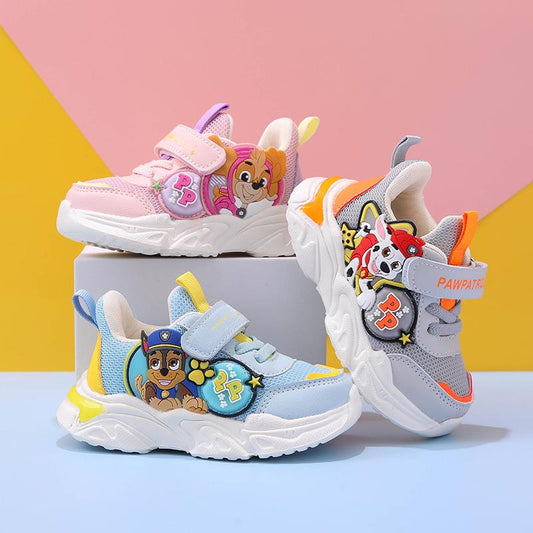 PAW PATROL Wangwang team made great contributions genuine goods Children's sneaker breathable soft bottom children's functional shoes with lights