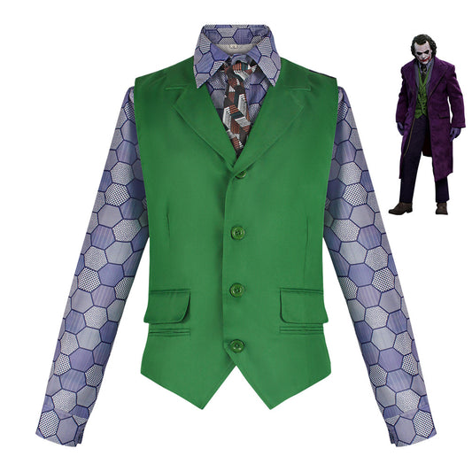 Halloween cos costume Batman Dark Knight Heath Ledger Joker Joker cosplay stage costume