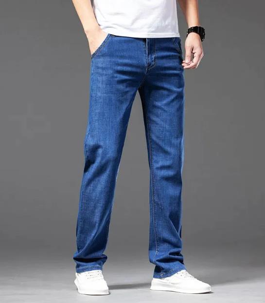Classic Straight-Cut Modern Man Jeans