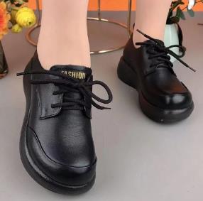 Genuine leather soft sole shoes