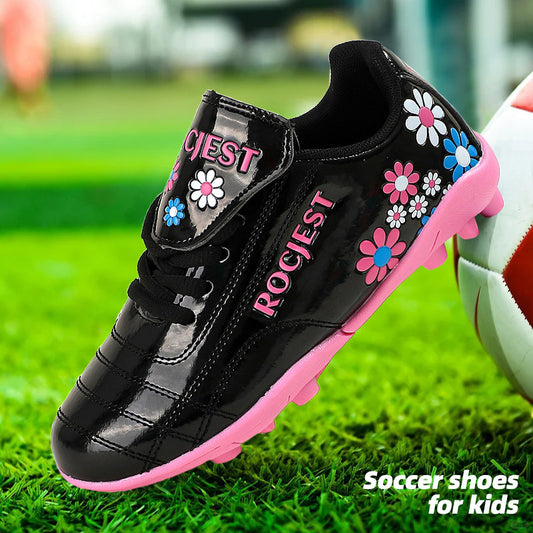 Cross-border low-top football shoes broken nail non-slip indoor training shoes for boys and girls, teenagers and students MCW501