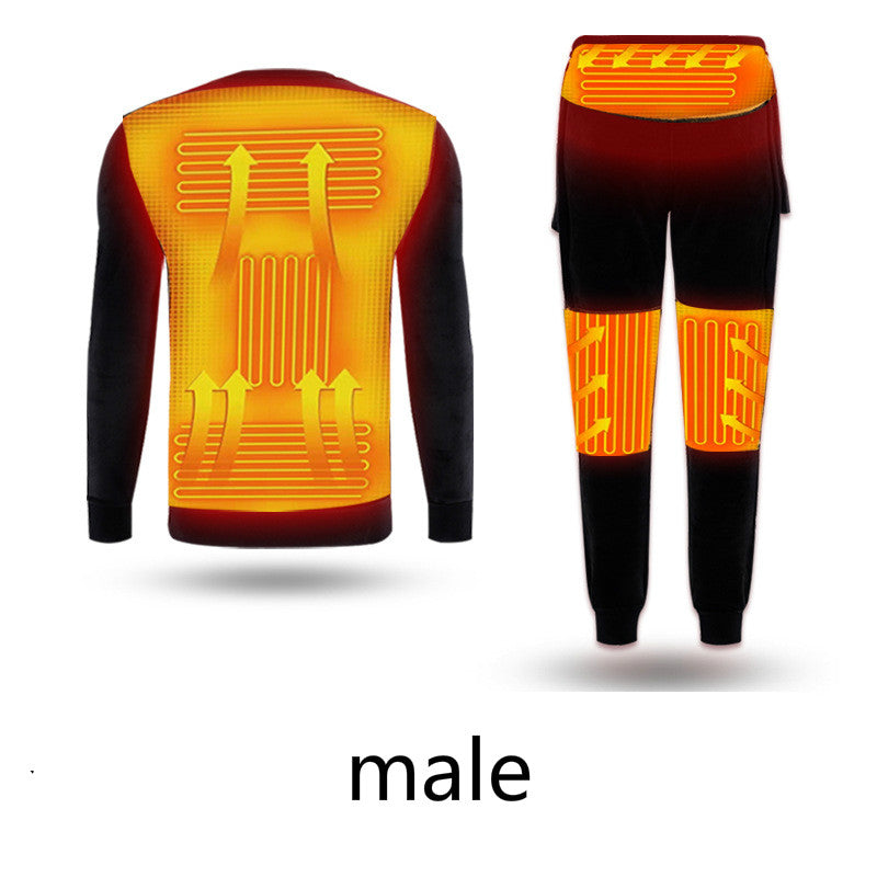 Graphene smart electric thermal underwear