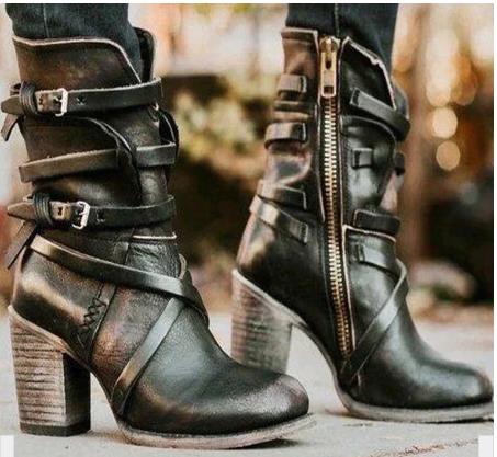 WOLFF - Frauen Retro-Stiefel