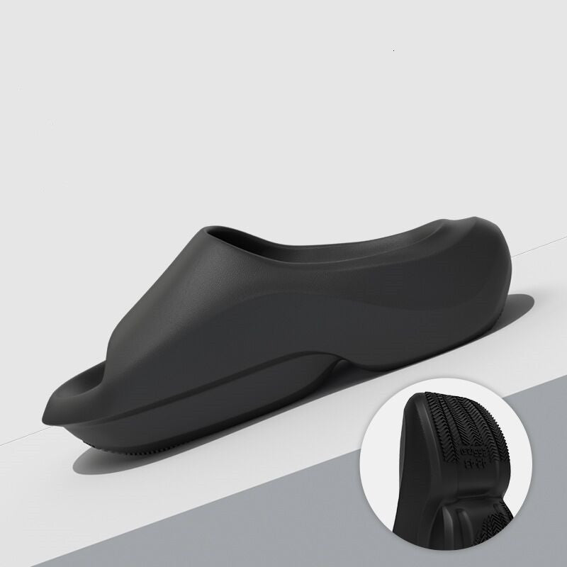 Men's Outside Comfortable Soft slippers Non-slip Home Shoes EVA High Quality Thick Sole Slides Women's Platform Slippers Homme