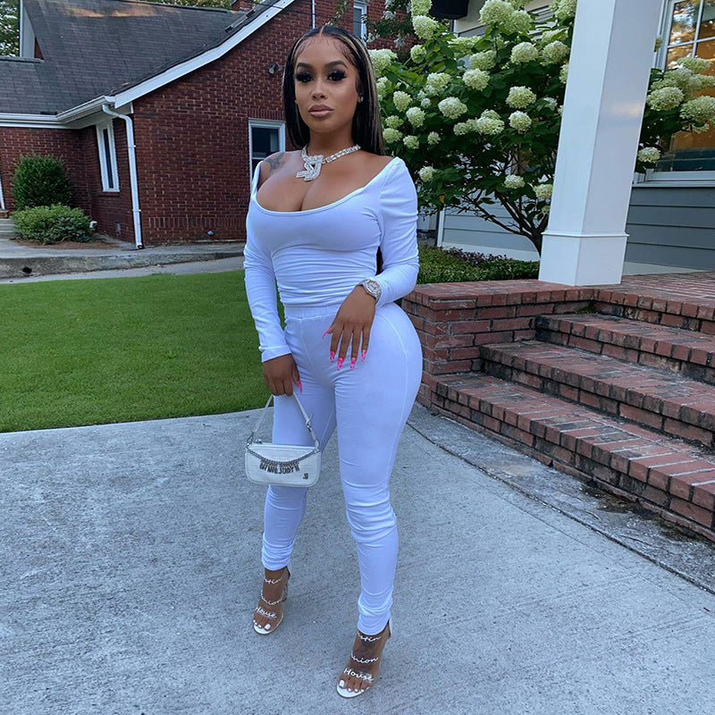 Leggings home two-piece sports suit