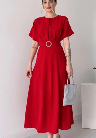 Belted dress