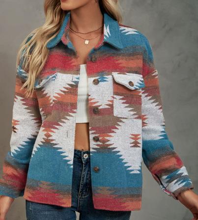 Plaid wool coat