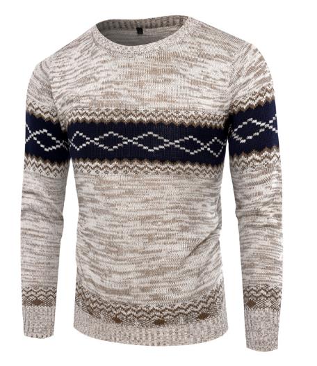 New Sweater Casual All Match Round Neck Pullover Knitted Sweater