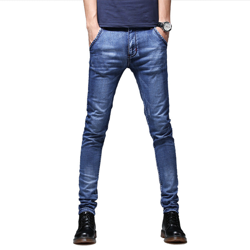 Casual All-match Men's Straight-leg Jeans