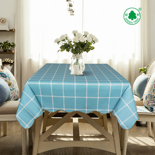 Printed tablecloth tablecloth PEVA/EVA material waterproof and oil-proof tablecloth embossed lock edge craft processing