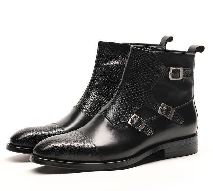 Men's Shoes New Cowhide Martin Boots Men's Business