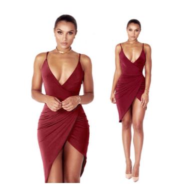 6 color new strap dress bandage skirt nightclub dress