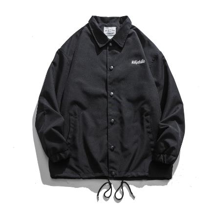 Men's cuff letter print jacket