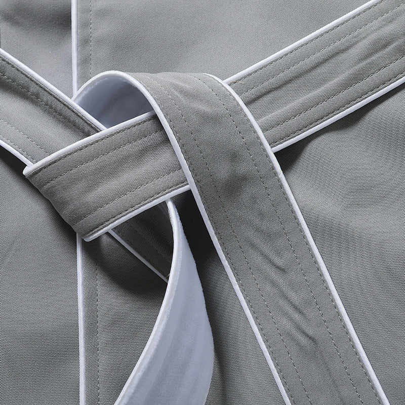 Five-star hotel soft double-layer bathrobe high-end B & B Inn thickened non-lint bathrobe embroidered logo