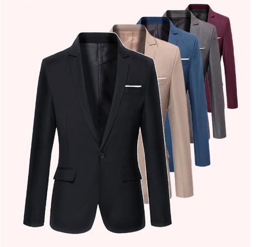 Autumn winter men's casual suit men slim men's suit jacket men Korean suit men small suit men's wear