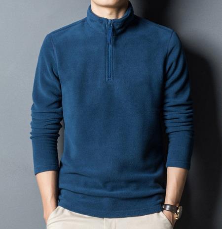 Fiorinni Men's Turtleneck Sweater with Zipper