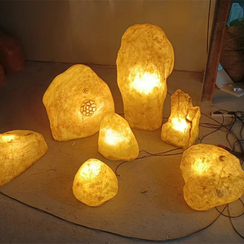 Stone sound lawn light outdoor Bluetooth speaker Lawn light Garden park cultural travel brightening speaker Bluetooth stone