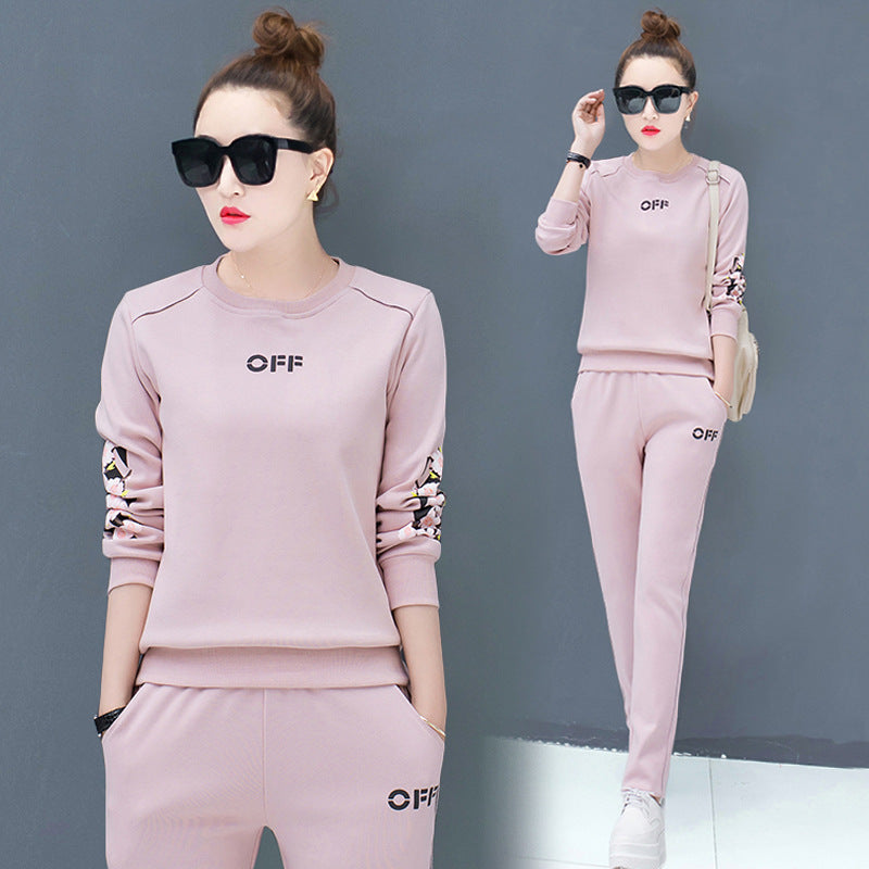 Casual suit long sleeve two-piece suit