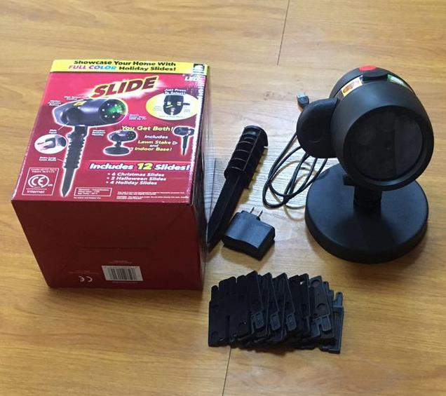 Outdoor waterproof LED projection light Christmas card lawn light