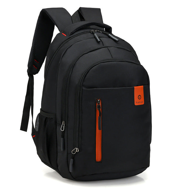 Men Backpack Wear-resistant Oxford Cloth Splashproof Breathable Shoulder Strap Laptop Bag School Travel Sports Leisure Bags
