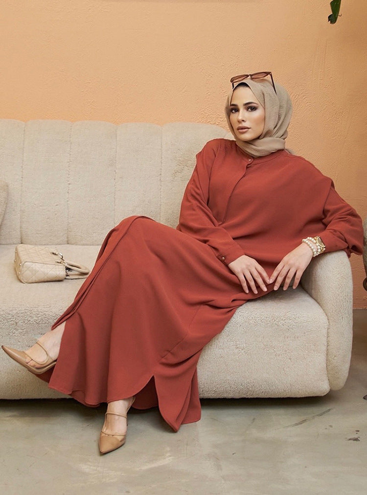 muslim Robe abaya Costume muslim fashion Bat Sleeve Long Southeast Asian Cross-border Foreign Trade