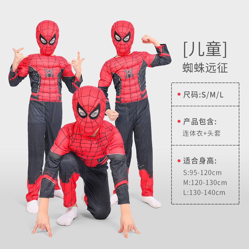 Halloween Costume Child Avengers Captain America Iron Man Superman Spiderman Optimus Prime Muscle Suit