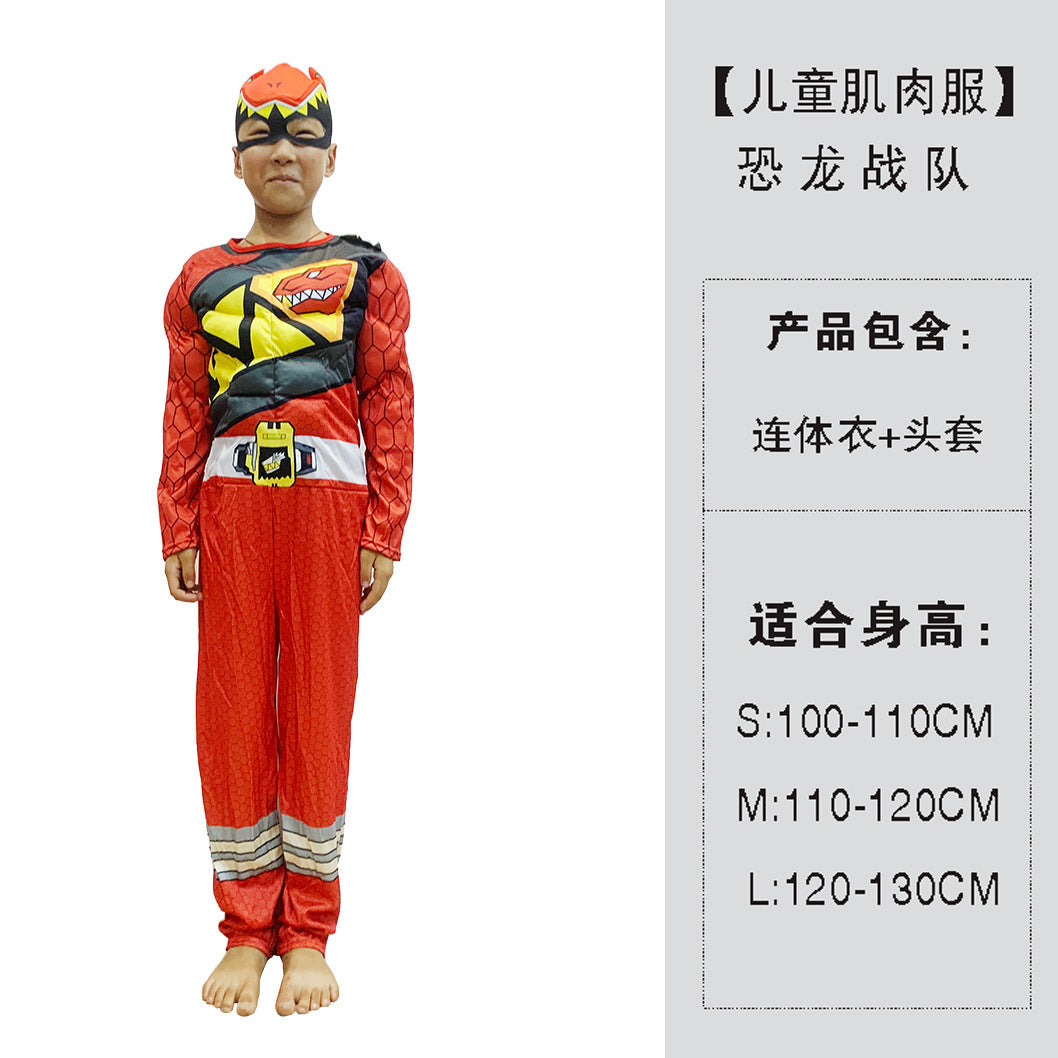 Halloween Costume Child Avengers Captain America Iron Man Superman Spiderman Optimus Prime Muscle Suit