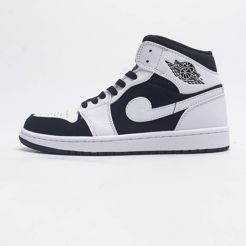 Putian shoes source delivery first layer AJ1 MID Joe 1 MID-top basketball shoes men's shoes wear-resistant women's sneaker