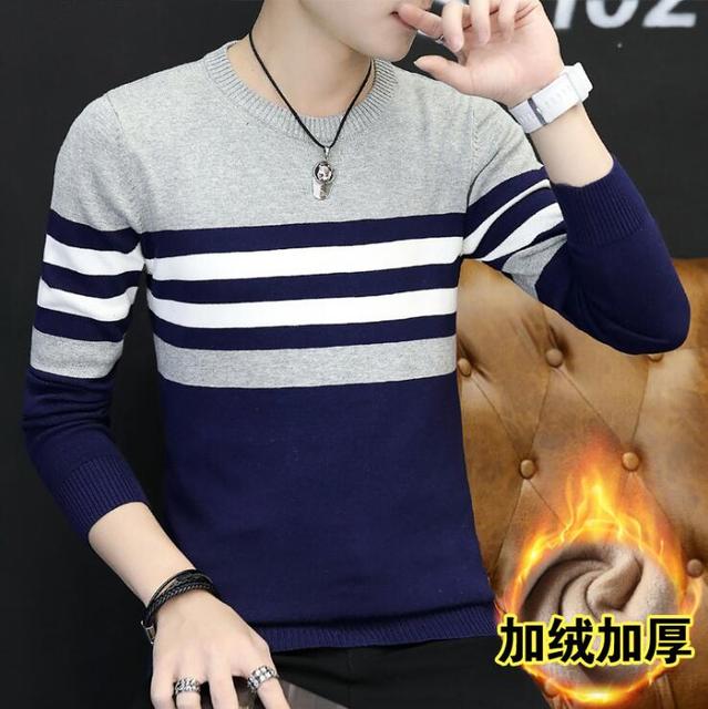 Men's wool sweater, men's fake cotton jacket, for autumn and winter