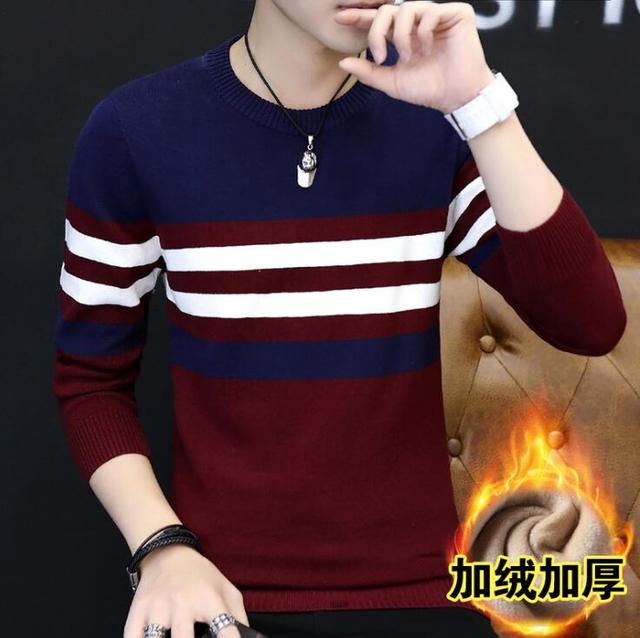 Men's wool sweater, men's fake cotton jacket, for autumn and winter