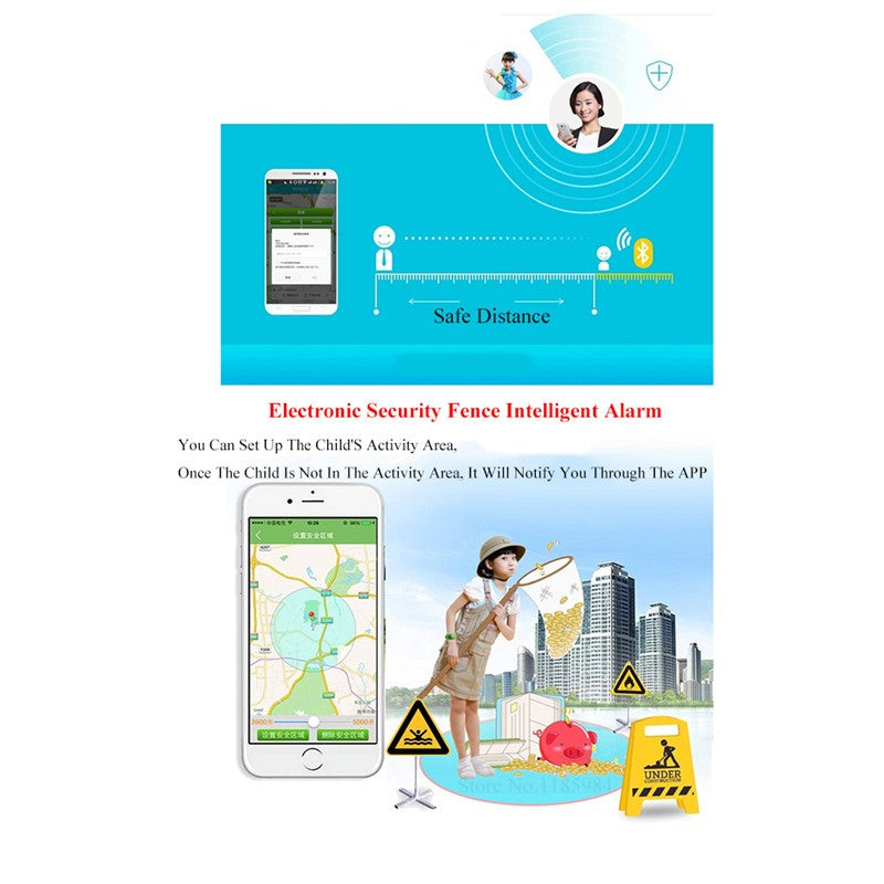 GPS Tracker Kids Smart Watch for Children Girls Boys Holiday Birthday with Camera SIM Calls Anti-lost SOS Smartwatch Bracelet for iPhone Android Smartphone