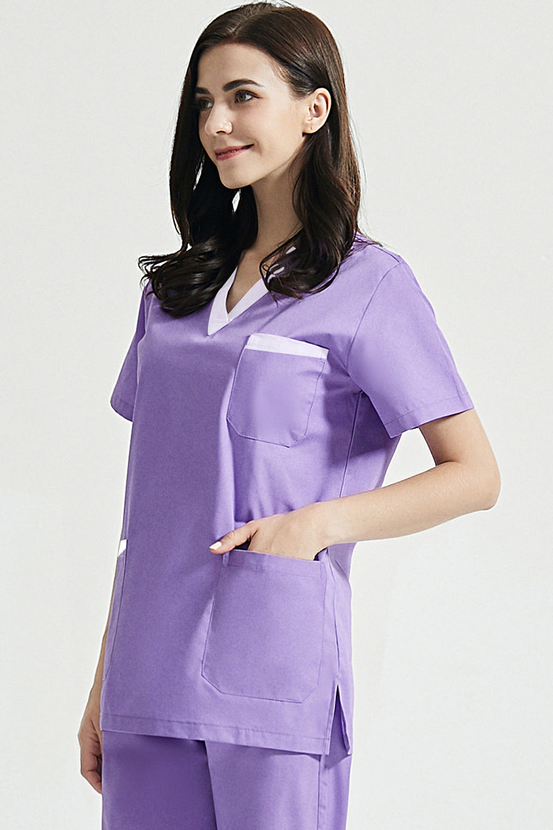 Hand washing clothes doctor's operating clothes women's short sleeve split suit