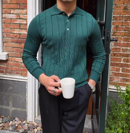 MasterMind Men Breathable Cotton Sweater - White