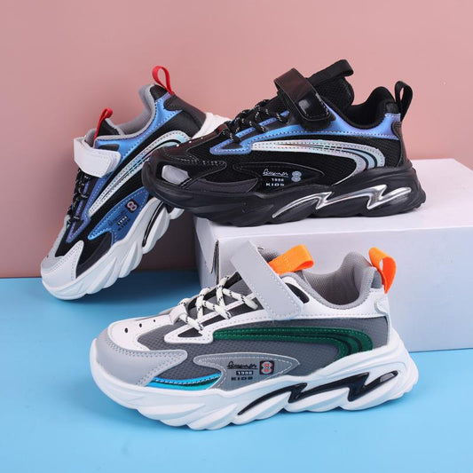 Fashionable Mesh Breathable Boys Running Shoes
