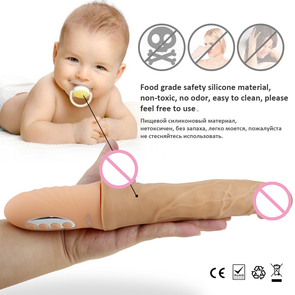 Retractable King Gun automatic vibration simulation gun machine phallus female masturbator heated adult toys