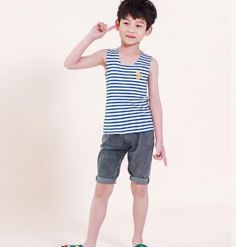 Summer Traceless Modal Boys' And Girls' Vests