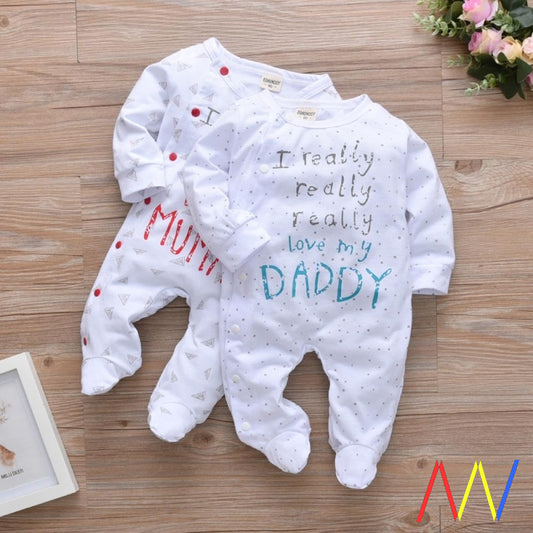 Newborn Baby Boys Girls Romper Jumpsuit Infant Kids Clothes