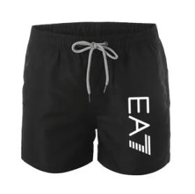 Men Quick-Drying Swimming Shorts Set Summer Beach Surfing Double Layer Shorts