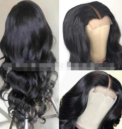 Human hair wig, wavy wig, wig