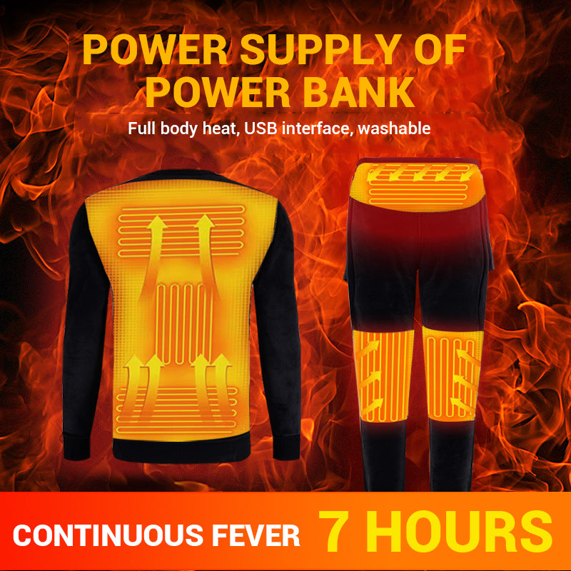 Graphene smart electric thermal underwear