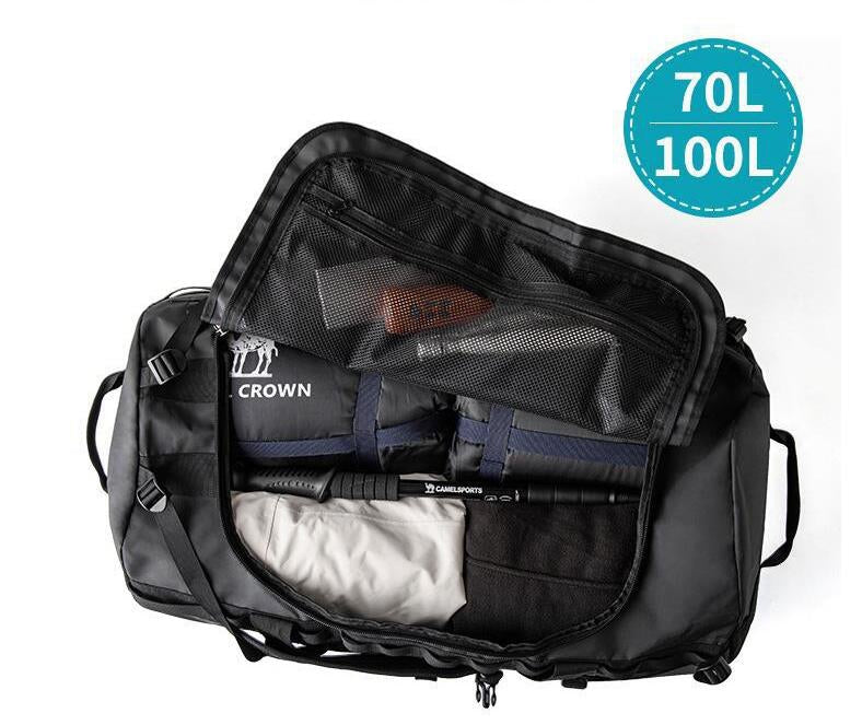 75L 100L large Capacity Men Travel bag Tote Carry On hand Luggage Bag Weekender Waterproof Travel luggage bag travel Duffel Bag