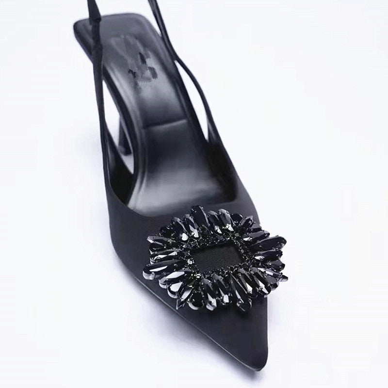 Rhinestone high heel women spring and summer sandals fashion wedding bride
