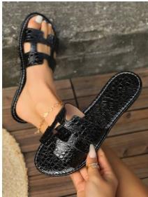 Flat summer sandals