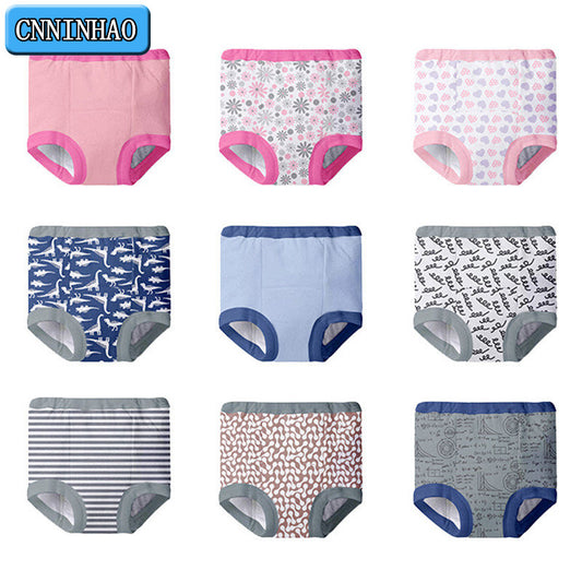 boy and girl baby training cloth diapers