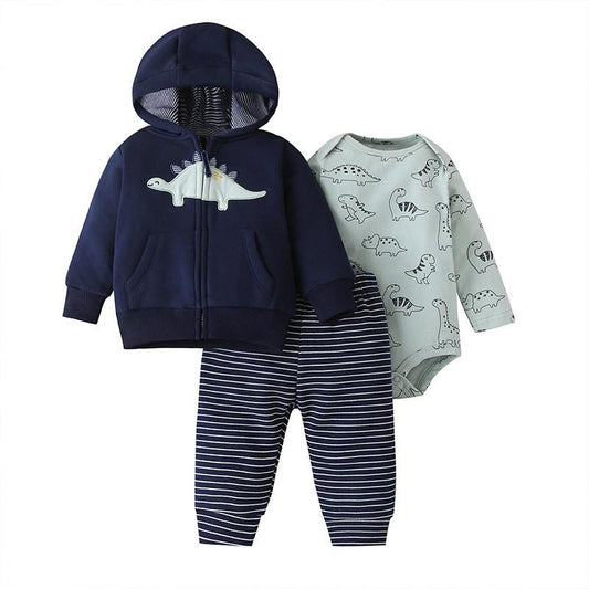 Children's And Youth Cartoon Jacket Zipper Jacket Set