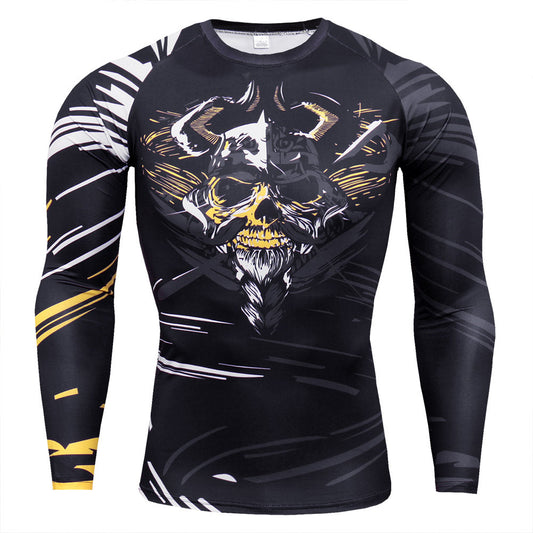 Men's t-Shirts With Custom Digital Printed Long Sleeves
