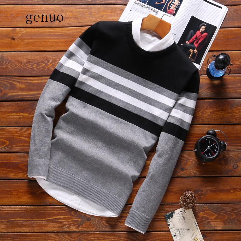 Men's wool sweater, men's fake cotton jacket, for autumn and winter